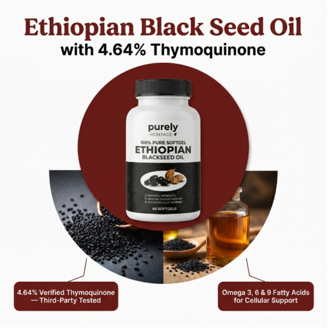 Ethiopian Black Seed Oil 4.64 Thymoquinone