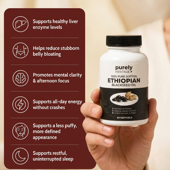 Purely Heritage Ethiopian Black Seed Oil